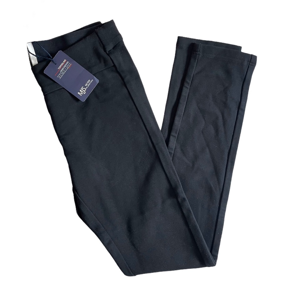NWT Topfeeling Ladies Black ponte luxe leggings L